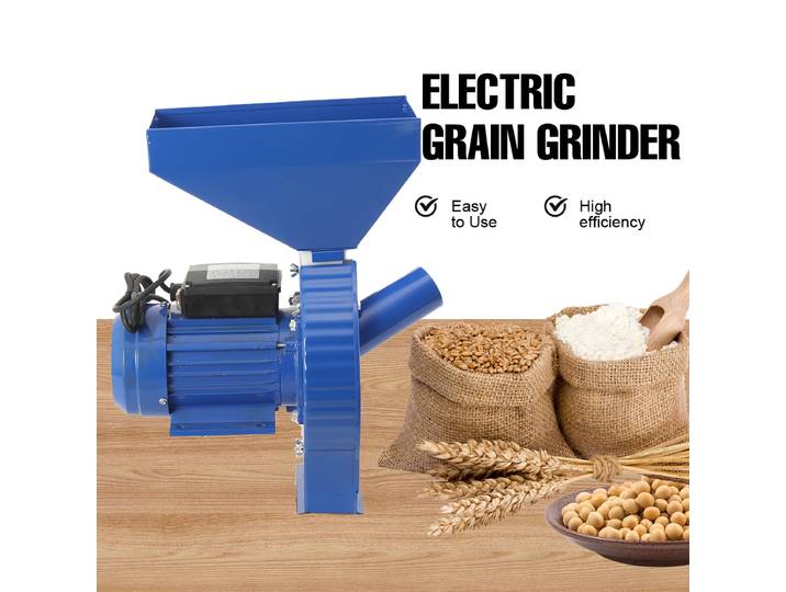 Broyeur de maïs électrique 1100W, broyeur de particules de médecine chimique agricole, broyeur fin pour céréales avec tamis