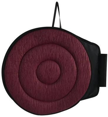 Uplifted Goods 360 Rotating Memory Foam Seat Cushion wine Red