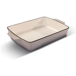Lamart Iron LT1304 – Cast Iron Baking Pan 33 x 23 cm, 3.6 L, Auflaufform
