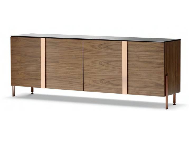 JVmoebel Konsole Braune Holz-Konsole mit elegantem Design und klaren Linien (Packung, 1 St., Konsole), Made in Europe