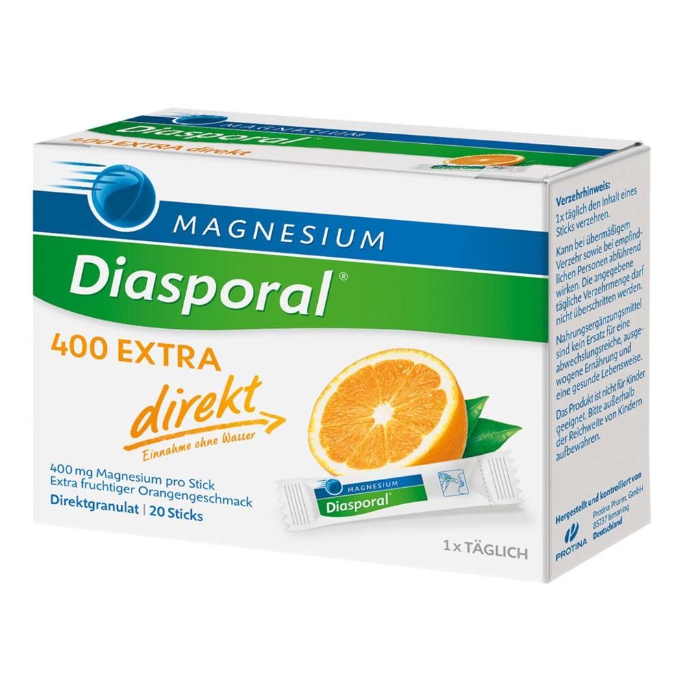 Magnesium Diasporal 400 Extra direkt Granulat 20 St