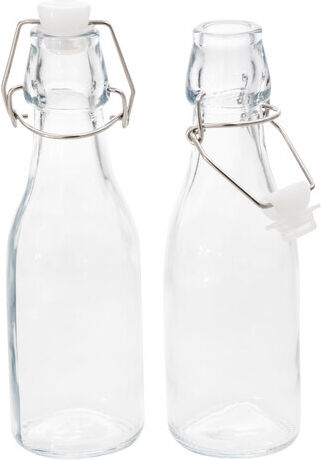 Glas-Bügelflaschen 250 ml, 2 Stück