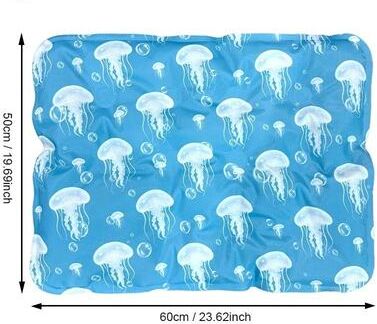 Fusion Finds Pet Cooling Mat Self Cooling Gel Pad For Dogs & Cats Portable Leak Proof Summer Cooling Bed a6
