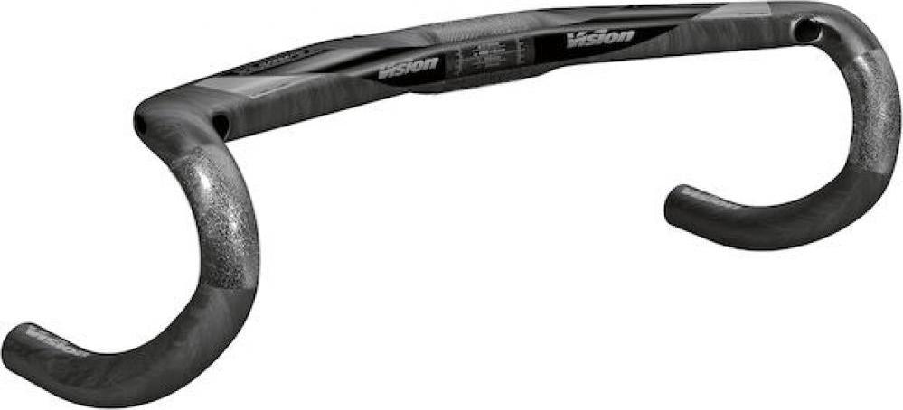 Vision Lenker Trimax Carbon Aero 31,8 x 400 mm Schwarz - aerodynamischer Carb...