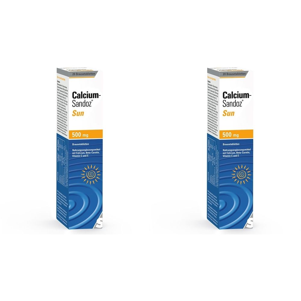 Calcium Sandoz Sun Brausetabletten 2x 2x20 St