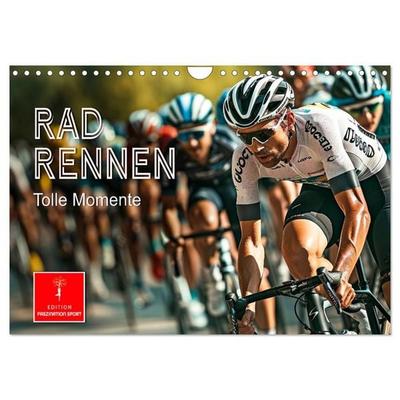 Radrennen - tolle Momente (Wandkalender 2027 DIN A4 quer), CALVENDO Monatskalender
