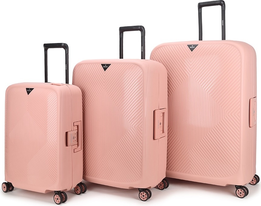 Axiss Fix Kofferset mit Tsa Rosa 110, 80 en 43 Liter