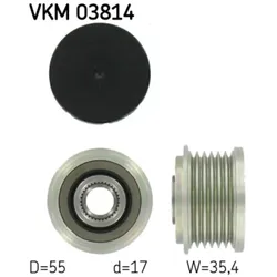 Generatorfreilauf SKF VKM 03814 für Mercedes-Benz E-Class Clk