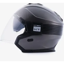 Blauer Hacker BTR Jethelm