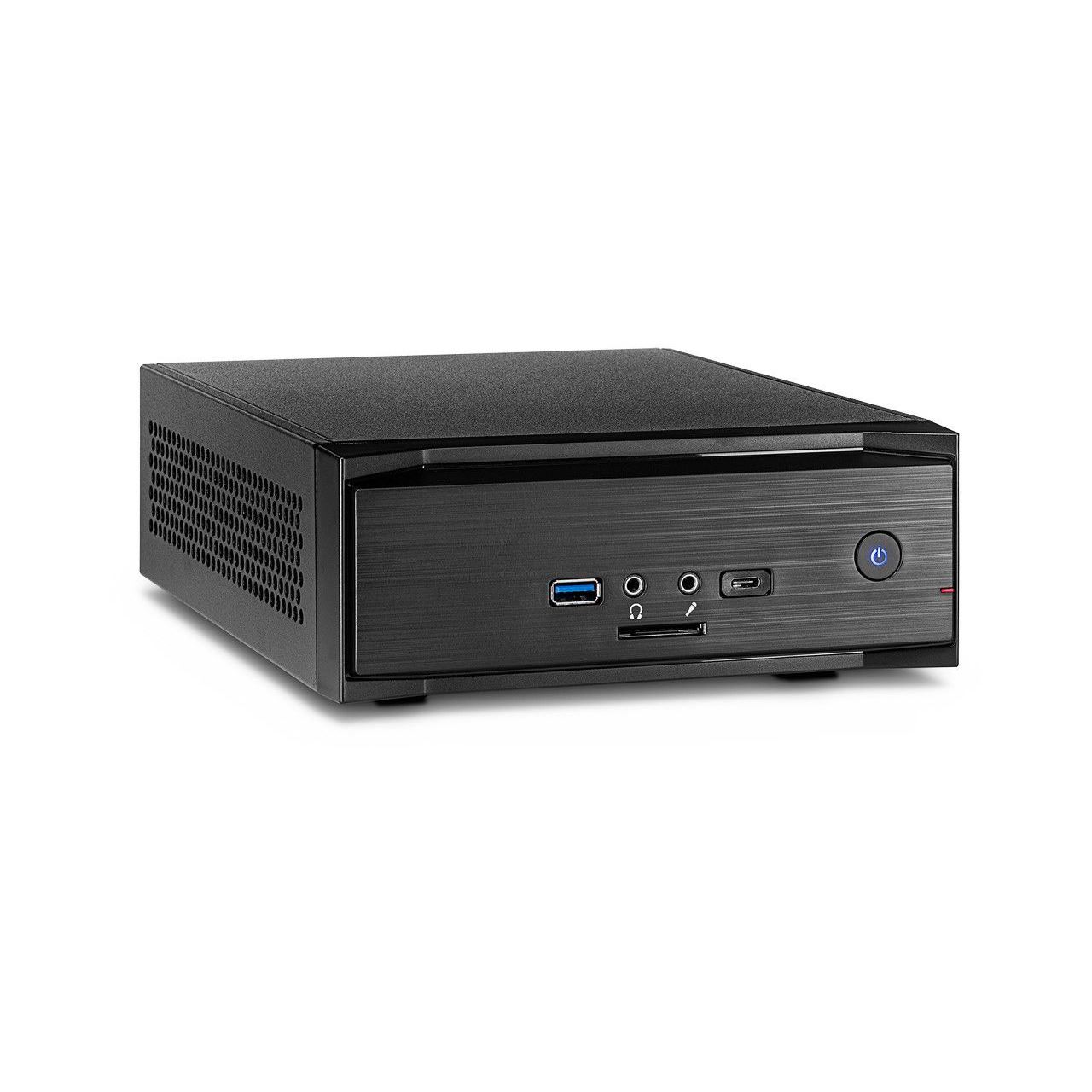 Inter-Tech MW-01 II ITX Tower ohne Netzteil schwarz