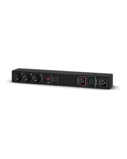 Cyber Power Systems CyberPower Systems zbh. By-Pass Manuell IEC Outlet PDU 1HE Eingang 16A 1xC19+2xC20 Ausgang 10A 1x *Auftragsbezogen nicht Stornierbar*,für OR + OL + OLSA RackmountAbmasse: B433/H51/T76mm >1U Rackmontage LED-Statusanzeige Metallgehäuse Design mit Halteklamm (MBP20HVDE3A)