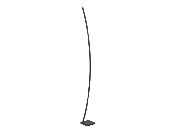 Eglo LED lampe sur pied Picacha\, luminaire salon avec éclairage indirect lampadaire courbé\, métal noir\, blanc chaud\, 162\,5 cm
