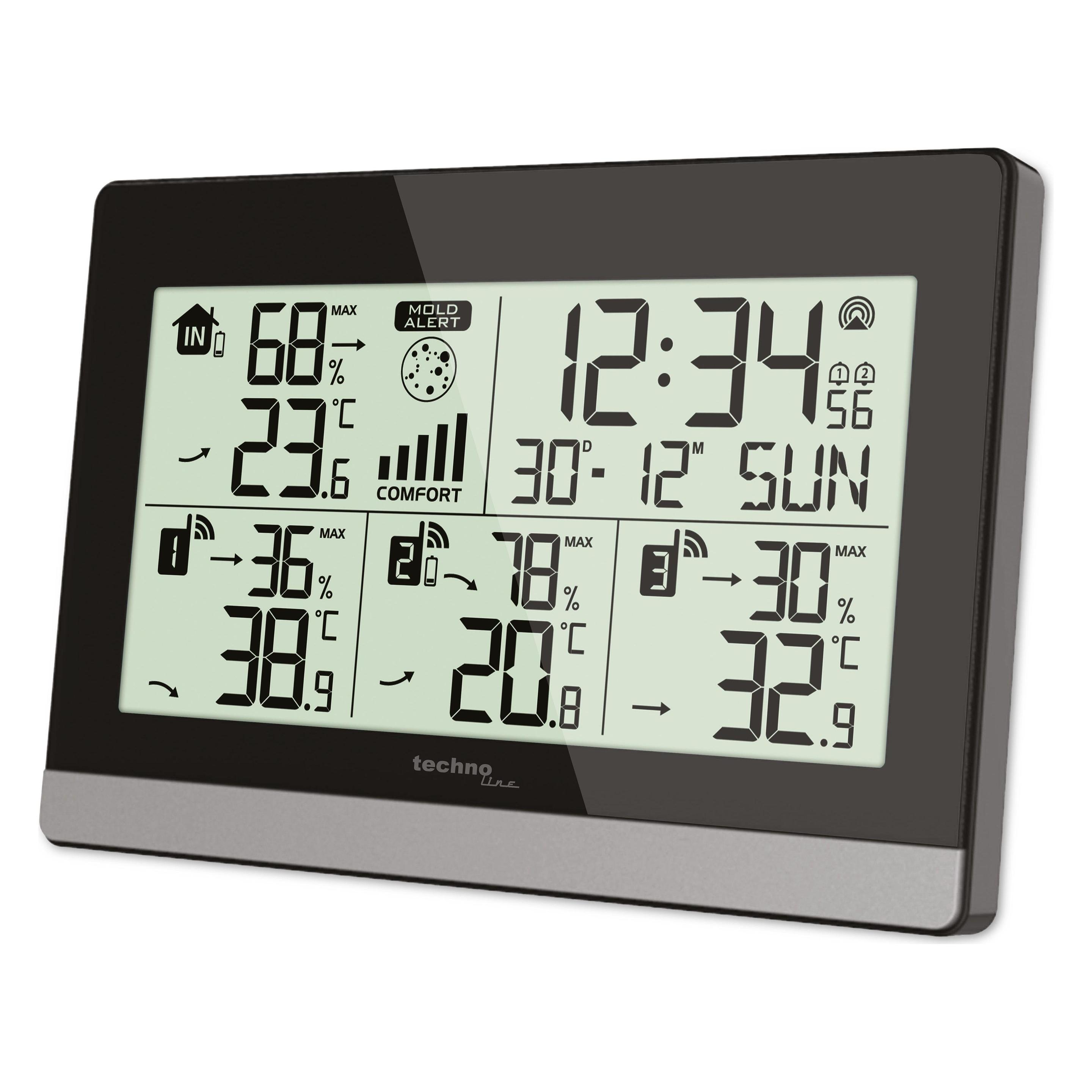 Technoline WS 7065 Schwarz (WS7065)