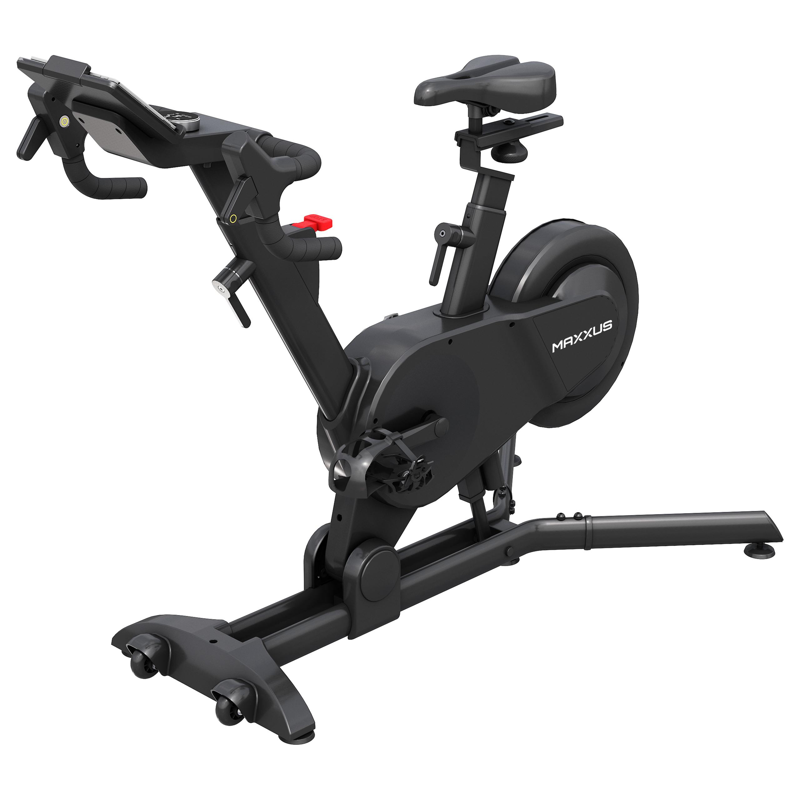 MAXXUS SpeedBike S2 - Leise, Monitor, Tablet Halter, Kompatibel mit Zwift - Heimtrainer Fahrrad, Indoor Cycling Bike, Hometrainer, Fitnessbike