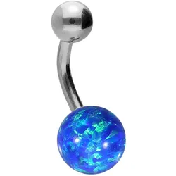 Titan Bananabell SYNTHETISCHER OPAL + TITAN-KUGEL