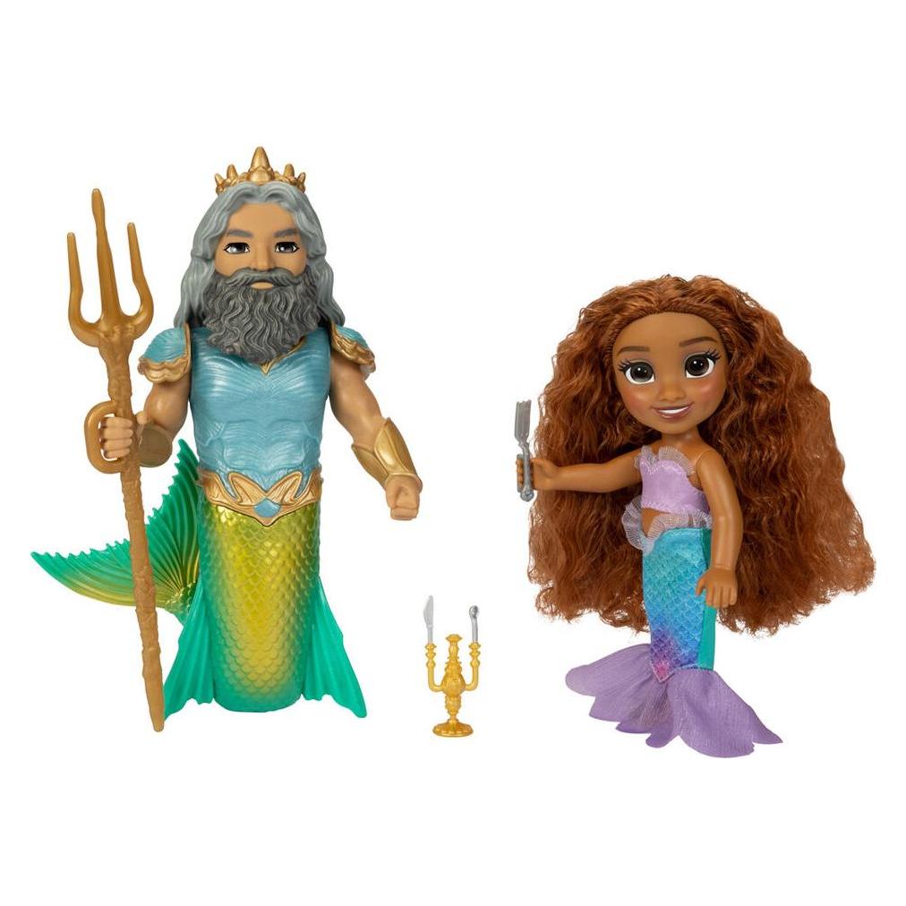 Jakks Pacific Jakks Mermaid Die kleine Meerjungfrau Ariel mit Triton (192995227361)