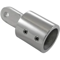 Rohrendkappe mit 2 Schrauben, A4, für Rohr 32mm