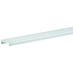 Rutec Projekt Abdeckung für ALU-Profil FUP18/7, bündig, flach, opal, Polycarbonat (PC), 200cm RUP-PFD022