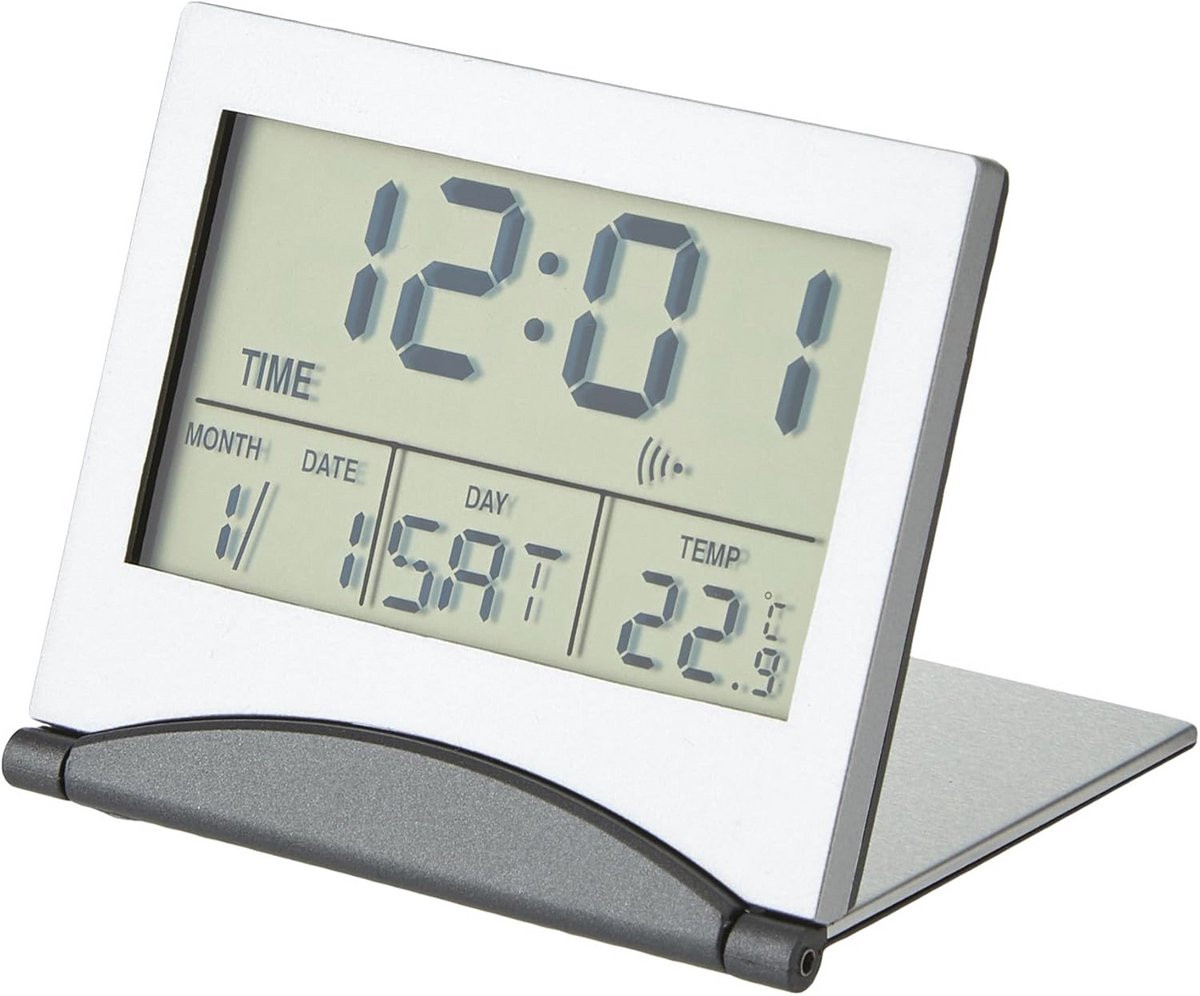 Digitale Reiswekker met Alarm, Kalender en Temperatuurweergave