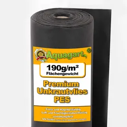 250m2 Unkrautvlies Gartenvlies Mulchvlies Bodengewebe 190g 1m breit PES
