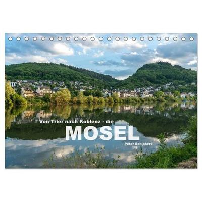 Von Trier nach Koblenz - Die Mosel (Tischkalender 2027 DIN A5 quer), CALVENDO Monatskalender