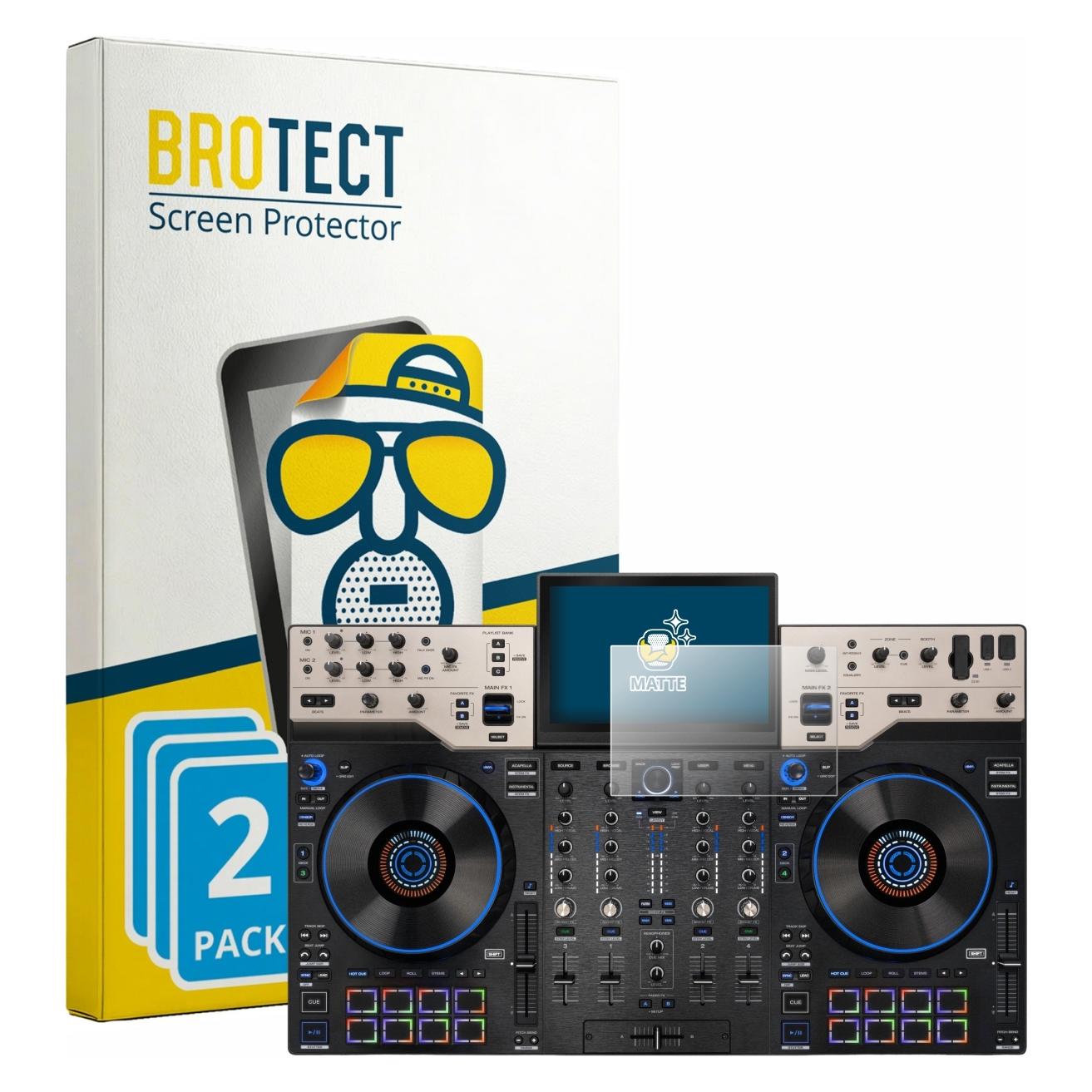 Brotect Entspiegelungsfolie für Denon DJ Prime 4 G2 Displayschutz Displayschutzfolie Folie Matt (1965051)
