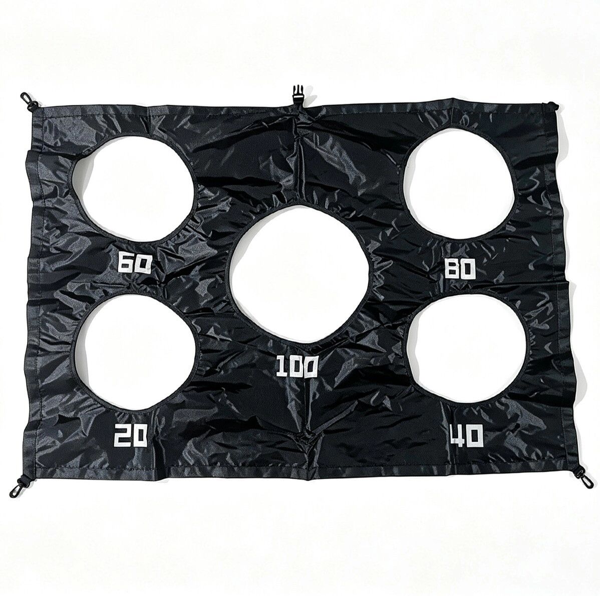 INF But de football pliable portable 1.2x0.9m - but pop-up avec rideau cible amovible et filet résistant à la déchirure