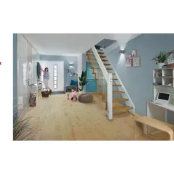 OSMO Holzboden Fichte 21 x 120 A-Sortierung 385 cm gehobelt unbehandelt VE: 6 St.