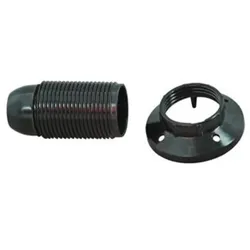Kopp 212515002 Fassung E14 Außengewindeman mit Schirmtr. schwarz