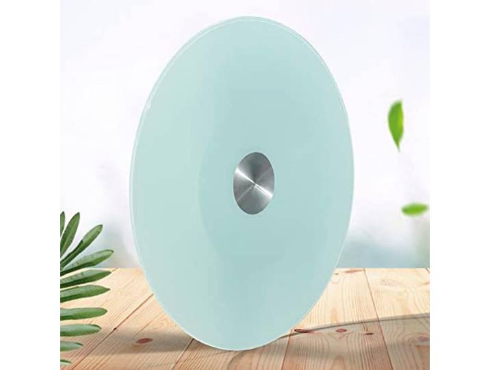 REDEXI Drehplatte Lazy Susan Runder Esstisch Servierplatte Gehärtetes Glas Drehplatte Familienessen Drehteller 360° Drehbar 60cm 70cm 80cm 85cm 90cm 100cm, Lackierung (Size : 85cm/33)