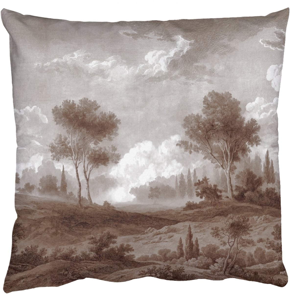 PillowMonkey Sierkussen Landschap Klassiek Neutraal 60x60 cm
