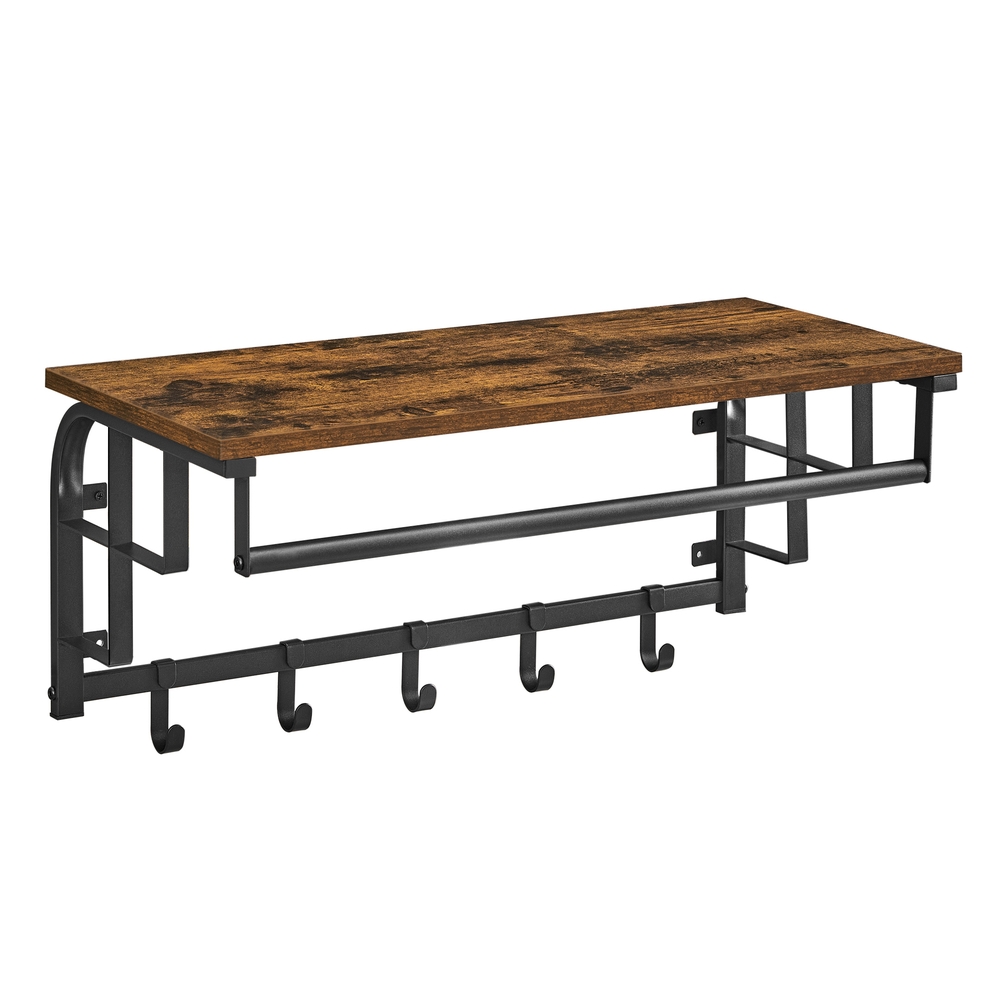 VASAGLE Industrie-Design Wandgarderobe LCR12BX