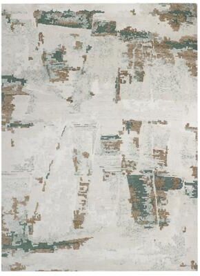 "Kalaty One-of-a-Kind Hand-Knotted Verdant Canvas Wool Rug - 8'1"" x 10'"