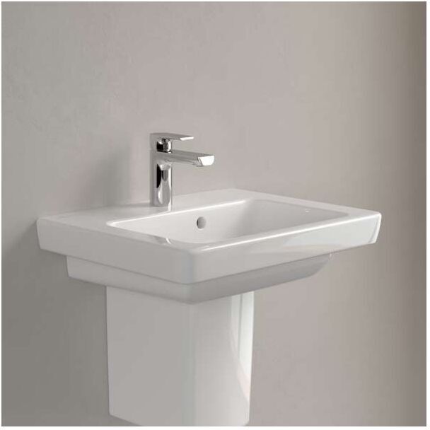 Villeroy und Boch Subway 2.0 Handwaschbecken 73155001 500 x 400 x 140 mm, Weiß Alpin, mit Überlauf
