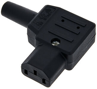 Stairville IEC connector fmale angled C13 Schwarz