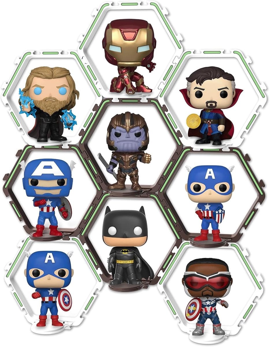 9-delige Riser Display Plank voor Funko POP Figuren - Wandmontage Drijvende Planken voor Verzamelobjecten en Decoratie