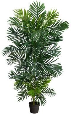 Nearly Natural "5' Areca Artificial Palm Tree UV Resistant (Indoor/Outdoor) - 6"""