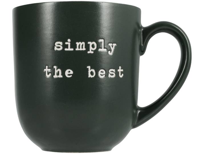 Mug simply the best grün
