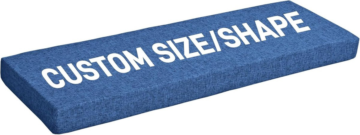 Maatwerk Zitkussenhoes Blauw voor Bankkussen