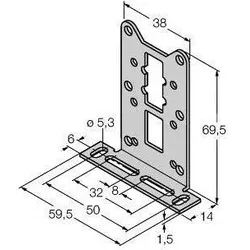 Turck Befestigungswinkel MW-Q14/Q20