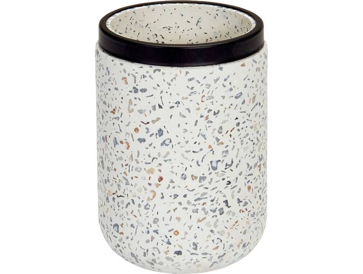Zahnbecher Granity Weiss Kunststoff 8 cm 11 cm - Material: Polyresin - Zahnbecher