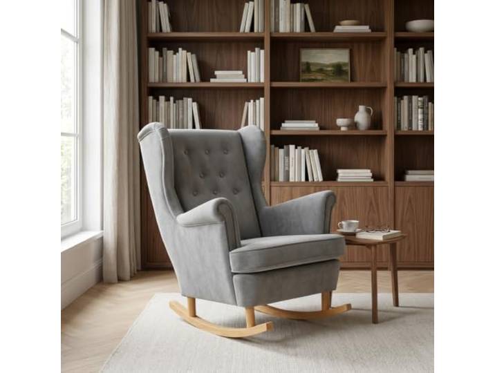 Family Meble Schaukelsessel Diana Aura – skandinavischer Sessel – Variante Monolit 85