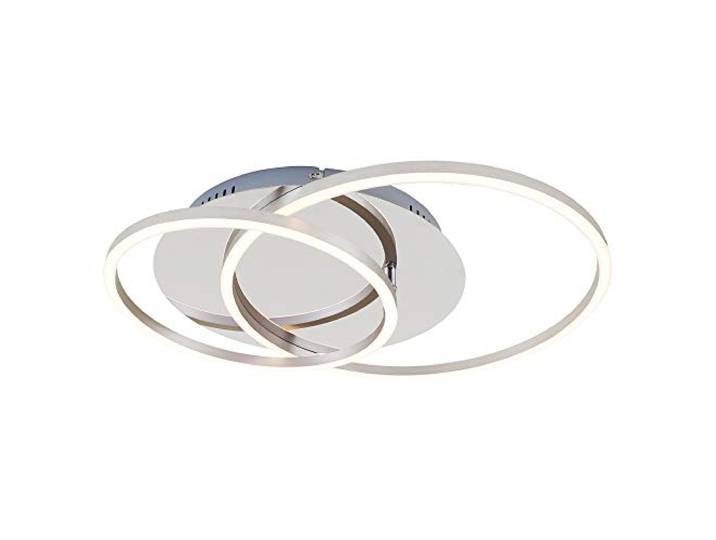Briloner Leuchten 3228-018 LED\, plafonnier à Gradation\, INCL. Fonction mémoire\, orientable\, 3.200 Lumen\, Aluminium chromé\, Ø 30cm\, 40 W