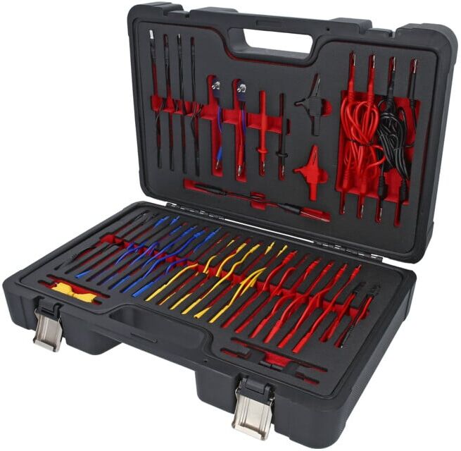 KS Tools 12/24V Jeu de câbles de mesure et de vérification pour diagnostic Master, 92 pcs (150.0950)
