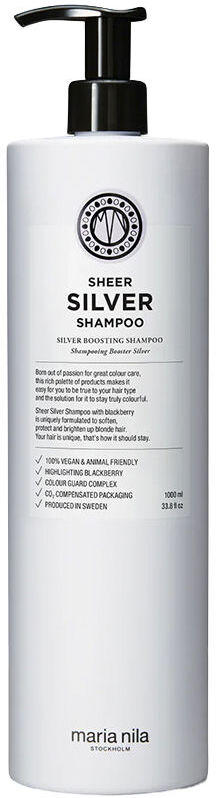 Maria Nila Sheer Silver champú 1000 ml