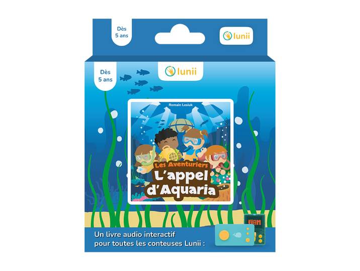L'appel d'Aquaria, livre audio interactif dès 5 ans pour Ma Fabrique à Histoires