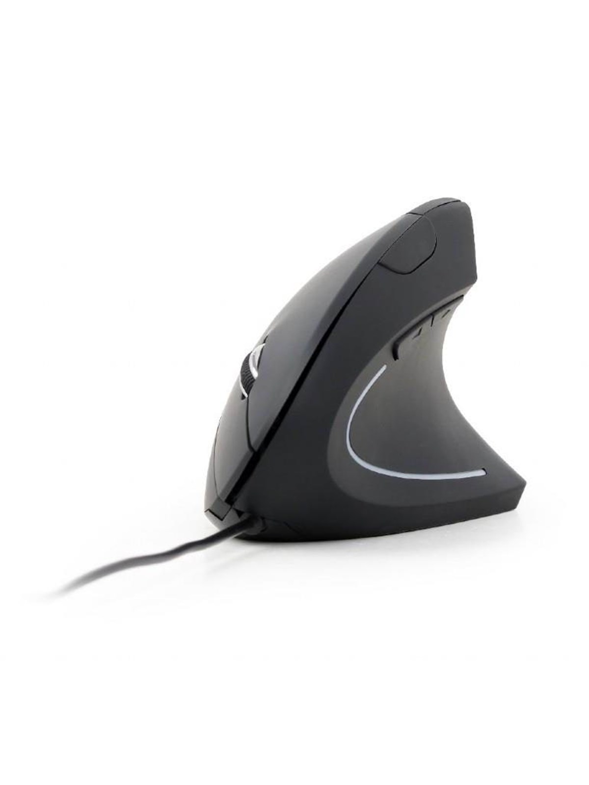 Gembird Ergonomic 6-button wired optical mouse - Vertical mouse (Schwarz)