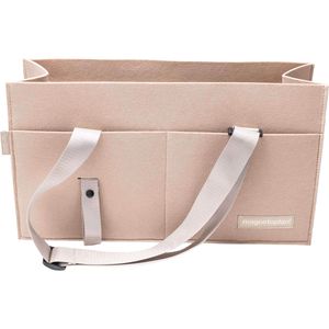 Magnetoplan Laptoptasche Desk Sharing, 11126, beige / sand, 100% recycelter Filz, bis 16 Zoll