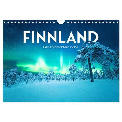 Finnland - Den Polarlichtern nahe. (Wandkalender 2027 DIN A4 quer), CALVENDO Monatskalender
