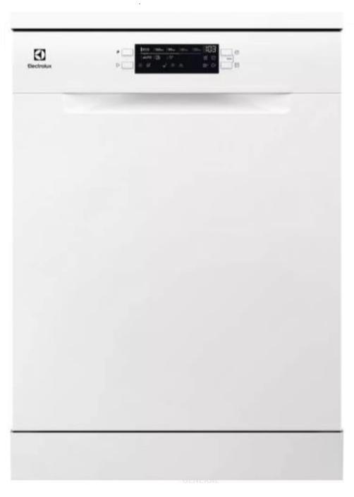 Electrolux Serie 300 ESA47210SW, Freistehend, Standardgröße (60 cm), Weiß, Grau, Weiß, Tasten